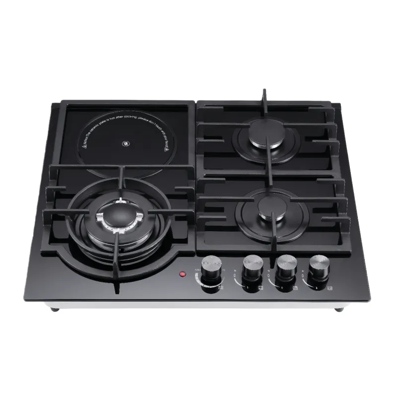 Электрическая газовая варочная панель с керамической поверхностью - KN604009GBDC - Кухонное приготовление пищи